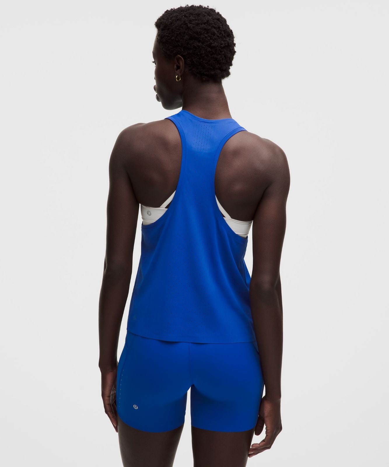 Women's Fast and Free Singlet Beach Ball Blue
