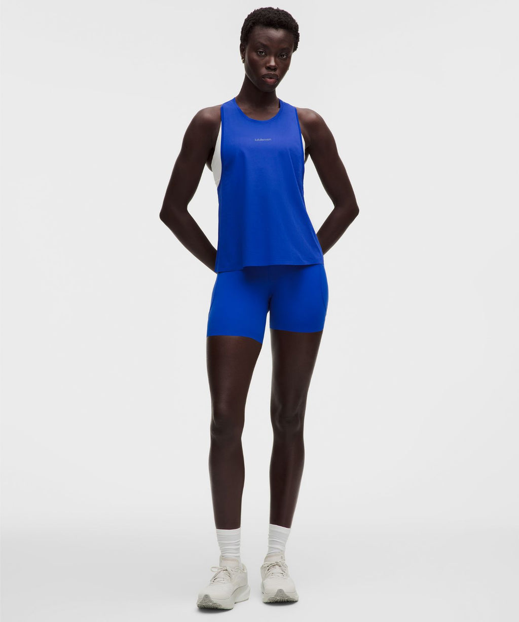 Women's Fast and Free Singlet Beach Ball Blue
