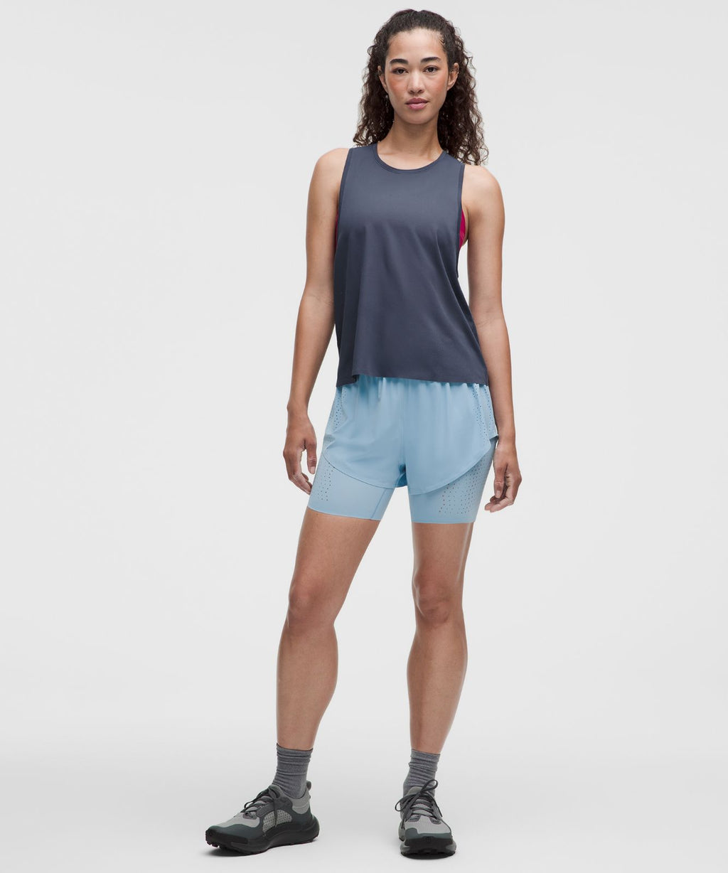 Women's Fast and Free Singlet Dusty Diamond
