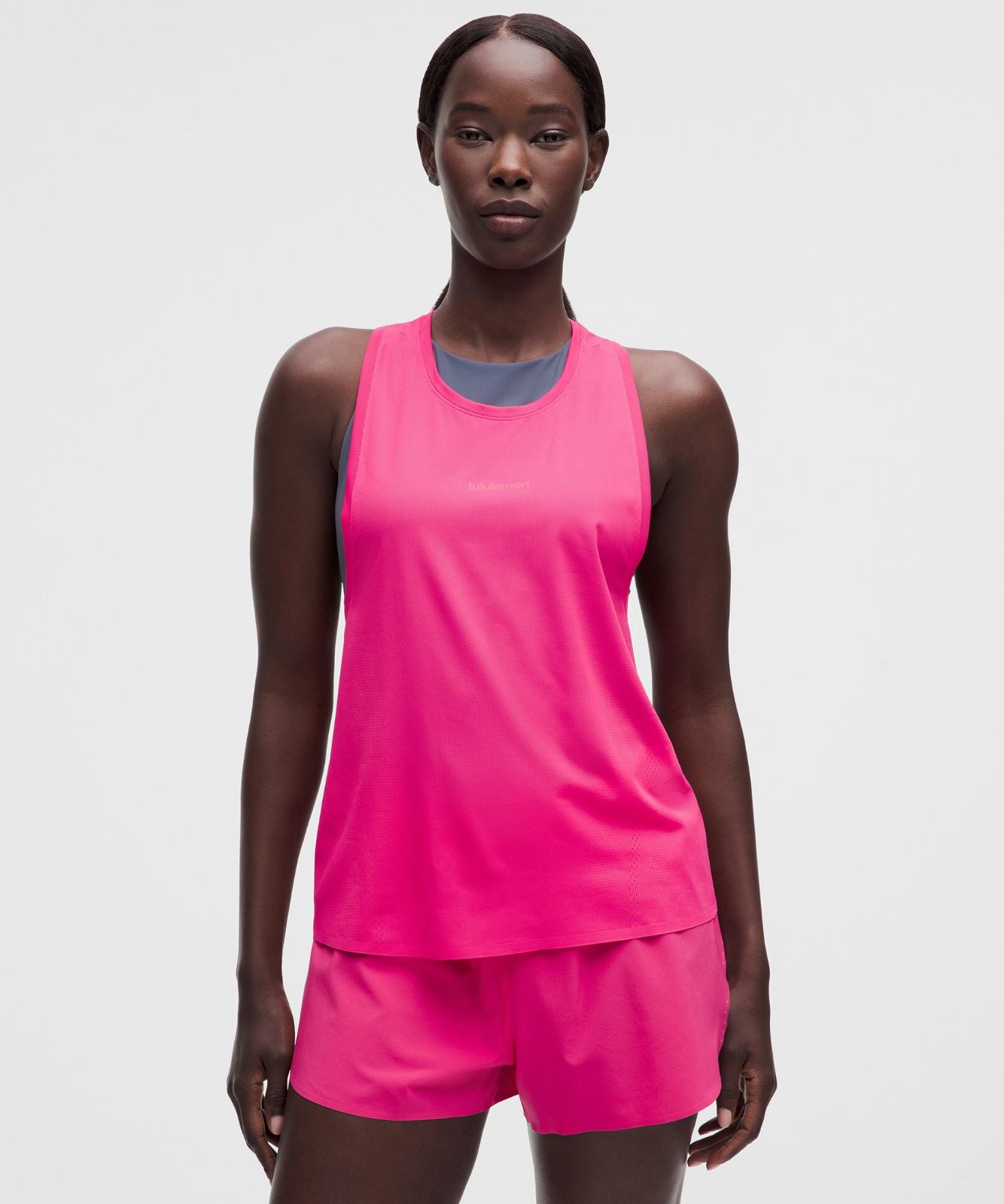 Women's Fast and Free Singlet Flamingo Fun Tone