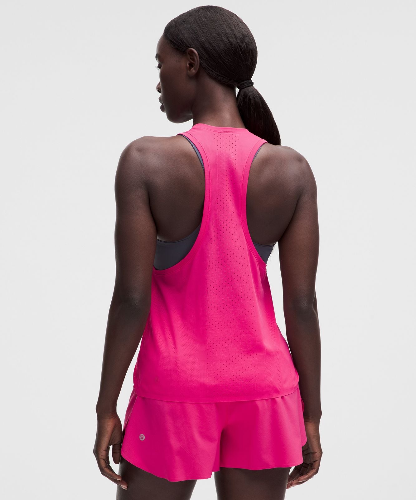 Women's Fast and Free Singlet Flamingo Fun Tone