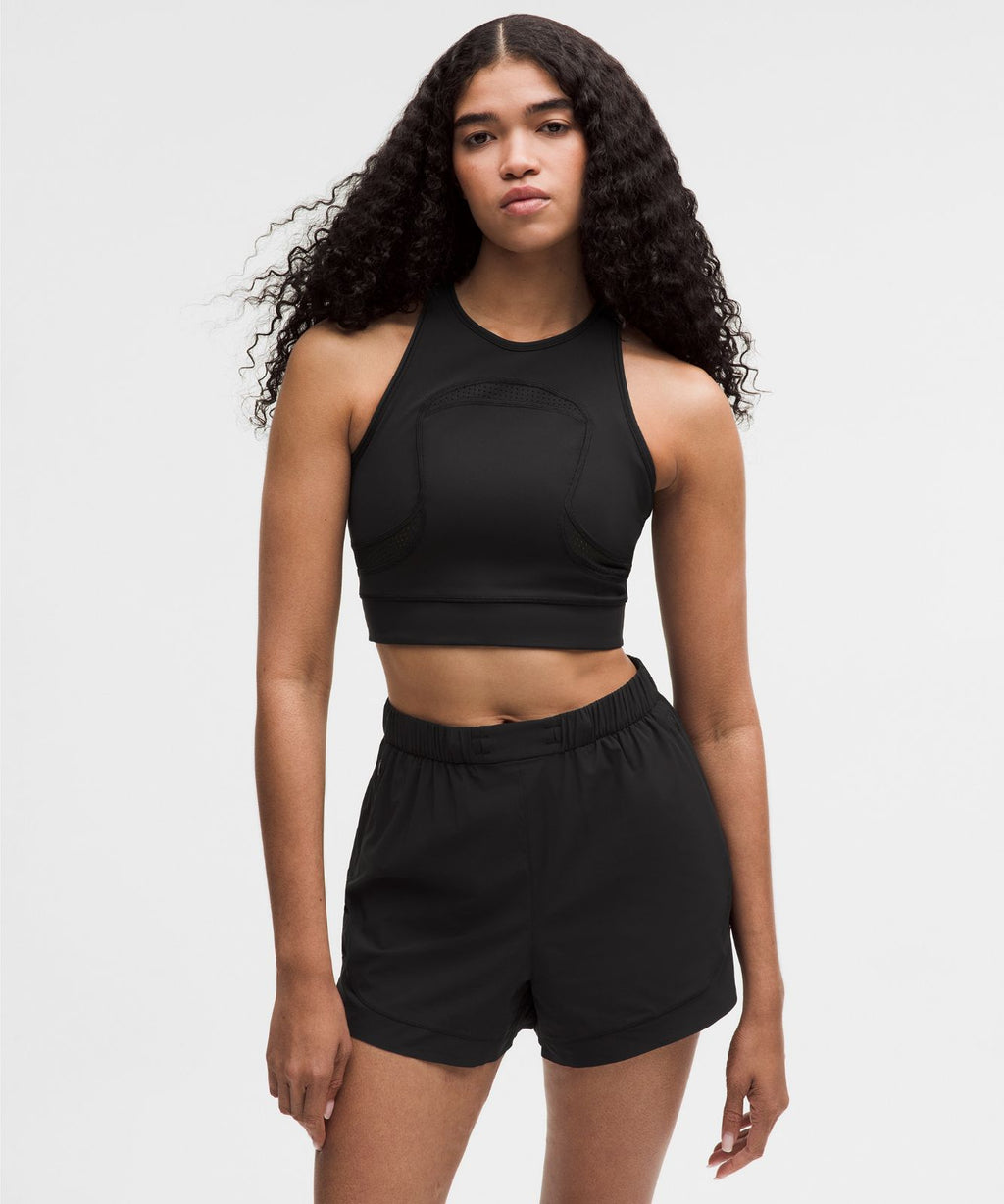 Mesh Cutout Tank Top *SLNSH Collection Black