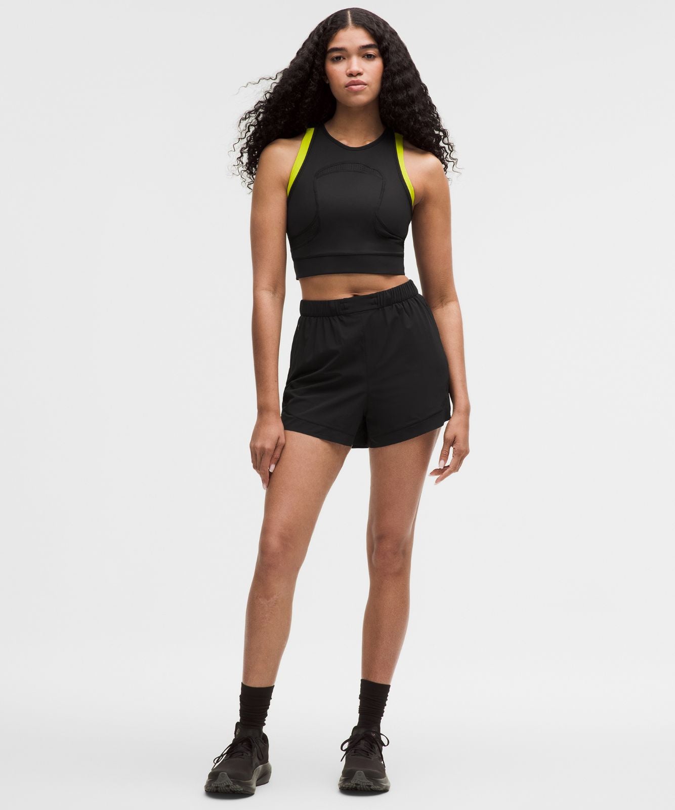 Mesh Cutout Tank Top *SLNSH Collection Black