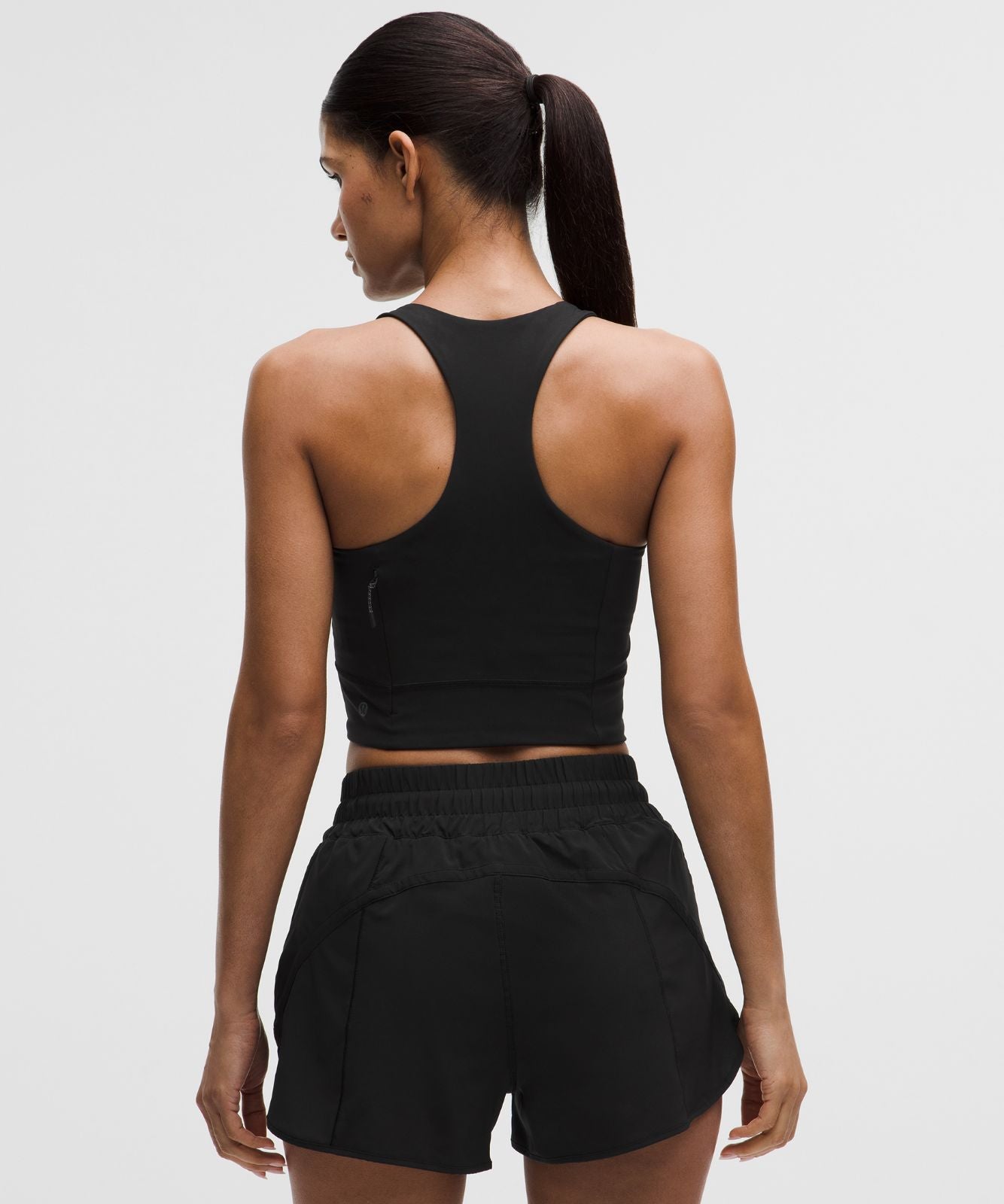 Swift Speed Cropped Tank Top *B/C Cup Black