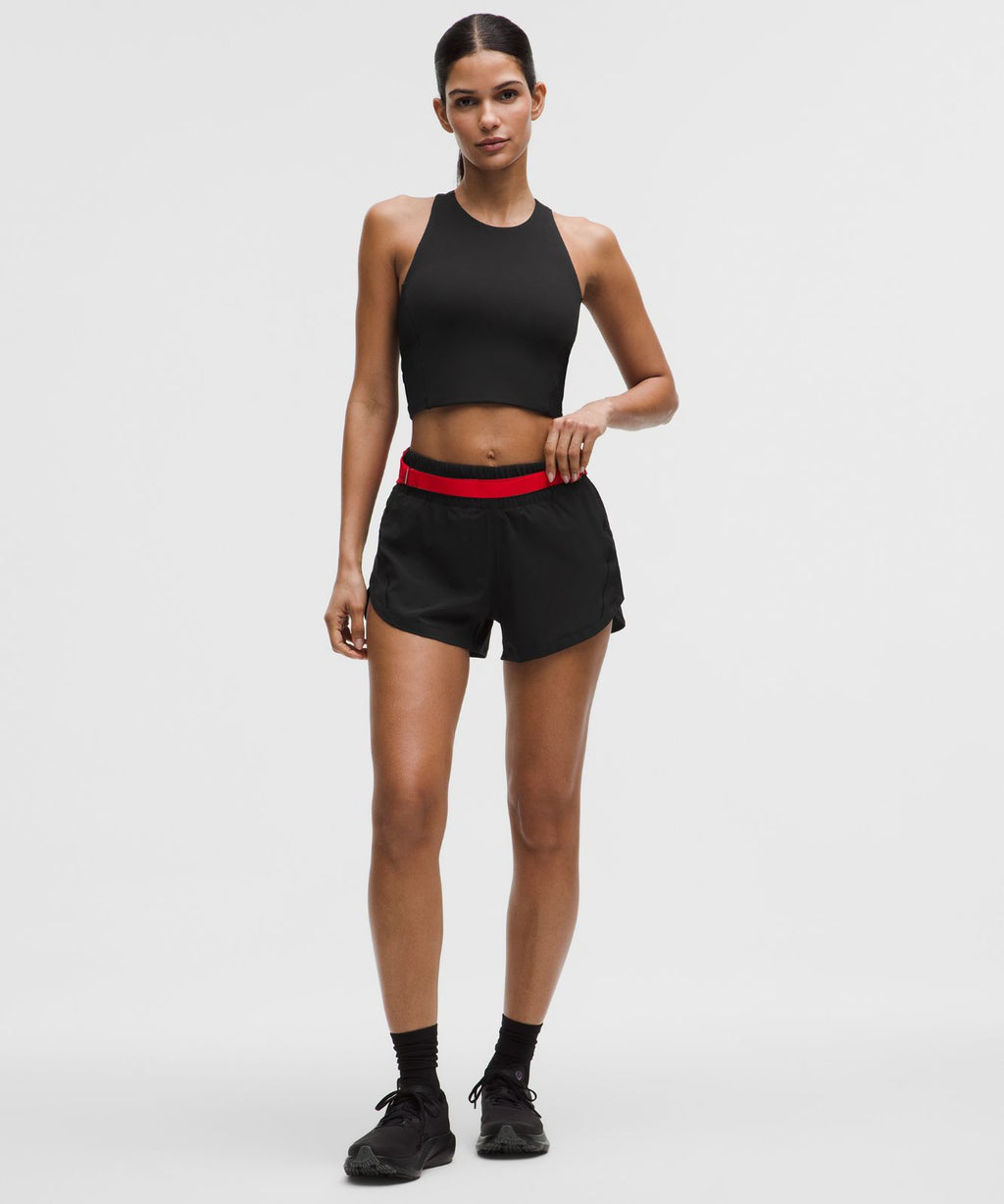 Swift Speed Cropped Tank Top *B/C Cup Black