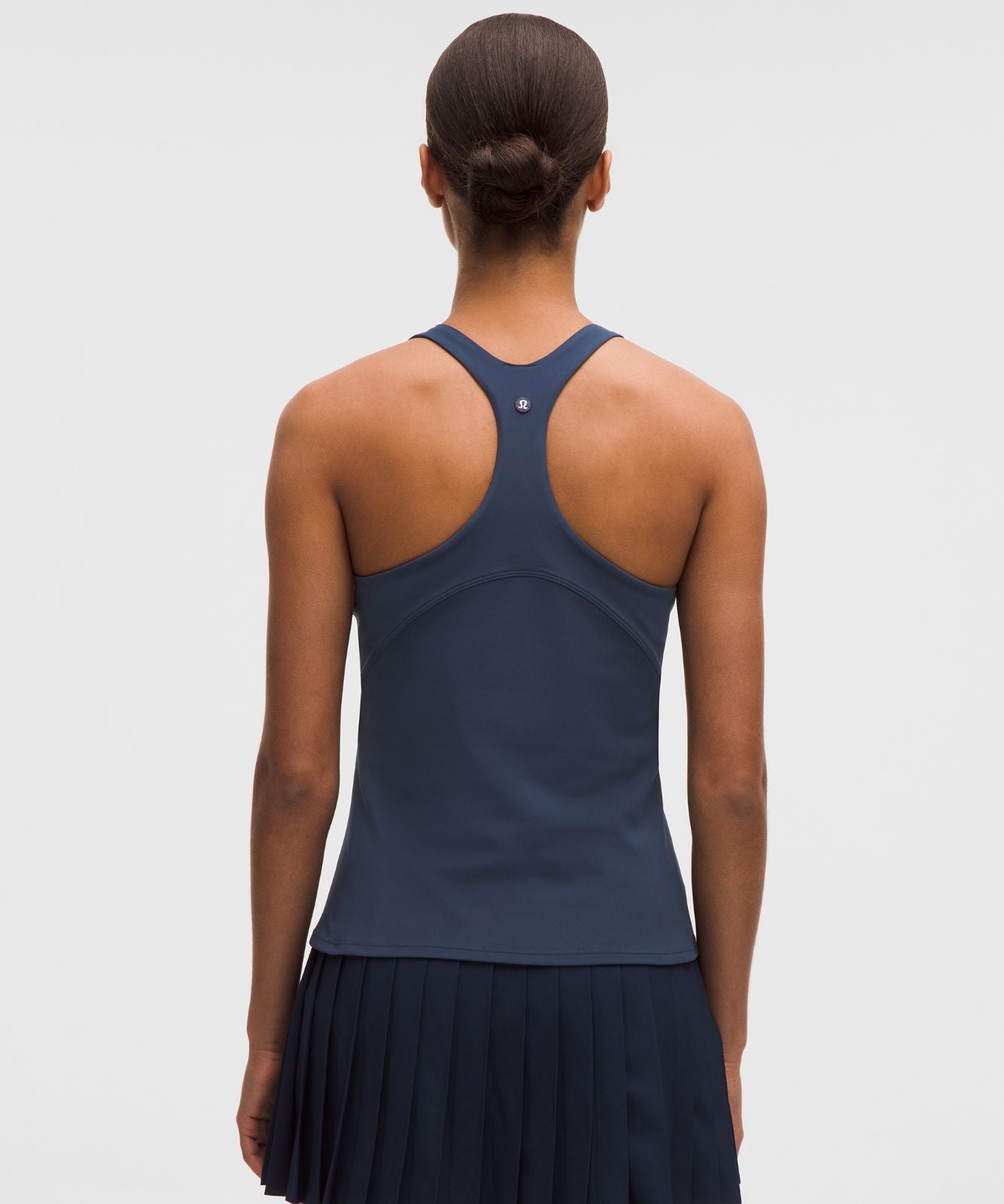 Racerback High-Neck Tennis Tank Top *B/C Cup Club Blue