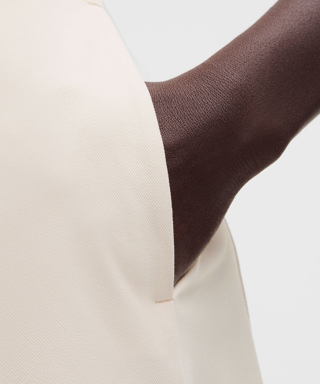 Sleeveless Golf Polo Dress Light Ivory/Ivy Grove