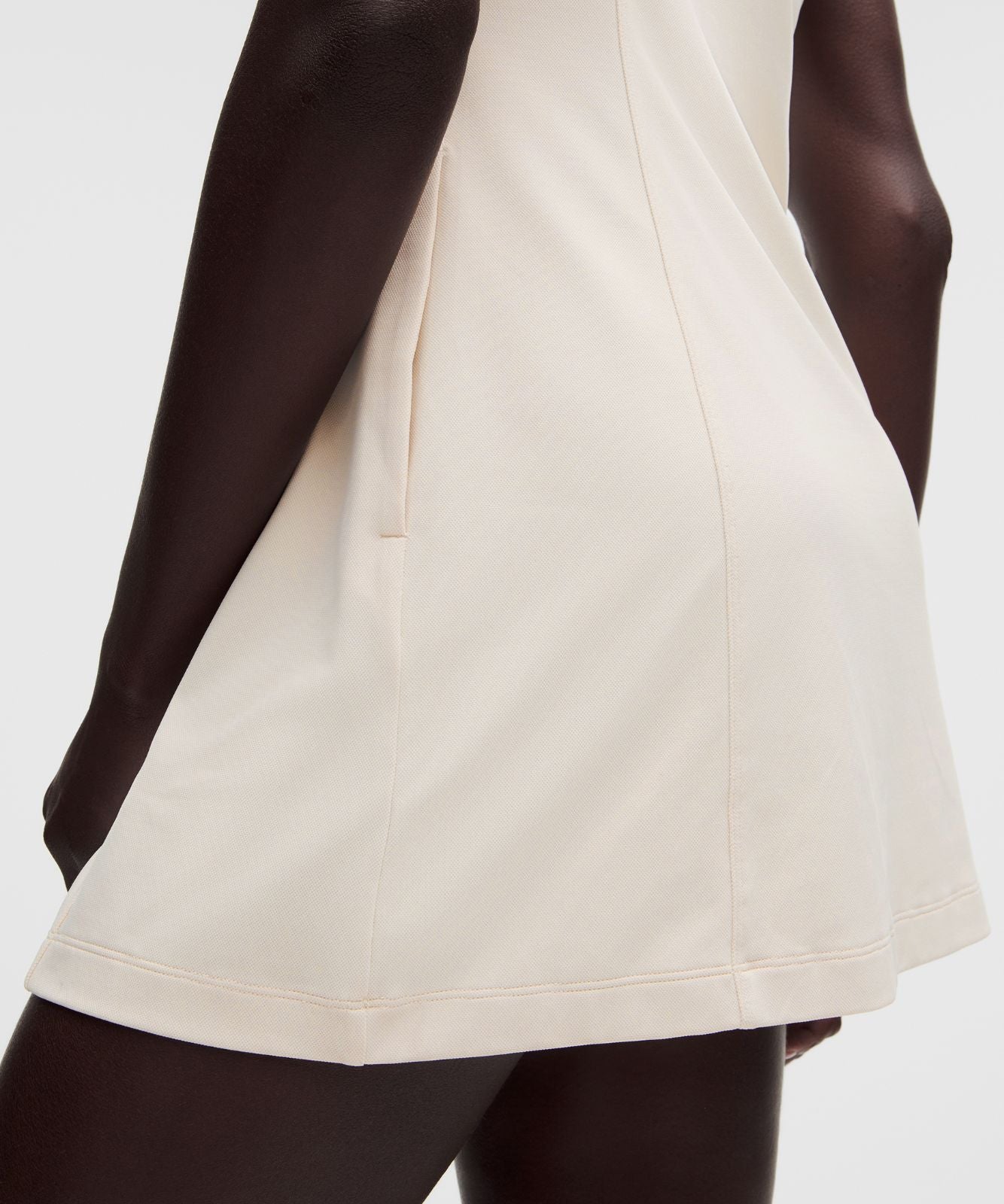 Sleeveless Golf Polo Dress Light Ivory/Ivy Grove