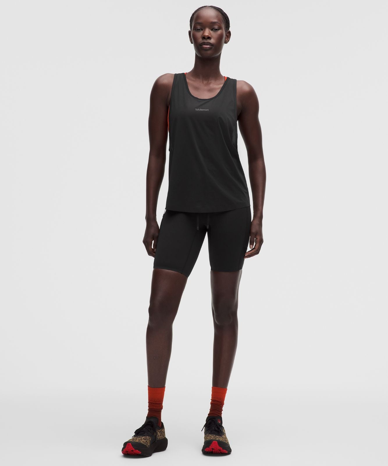 Lightweight Classic-Fit Running Singlet Black