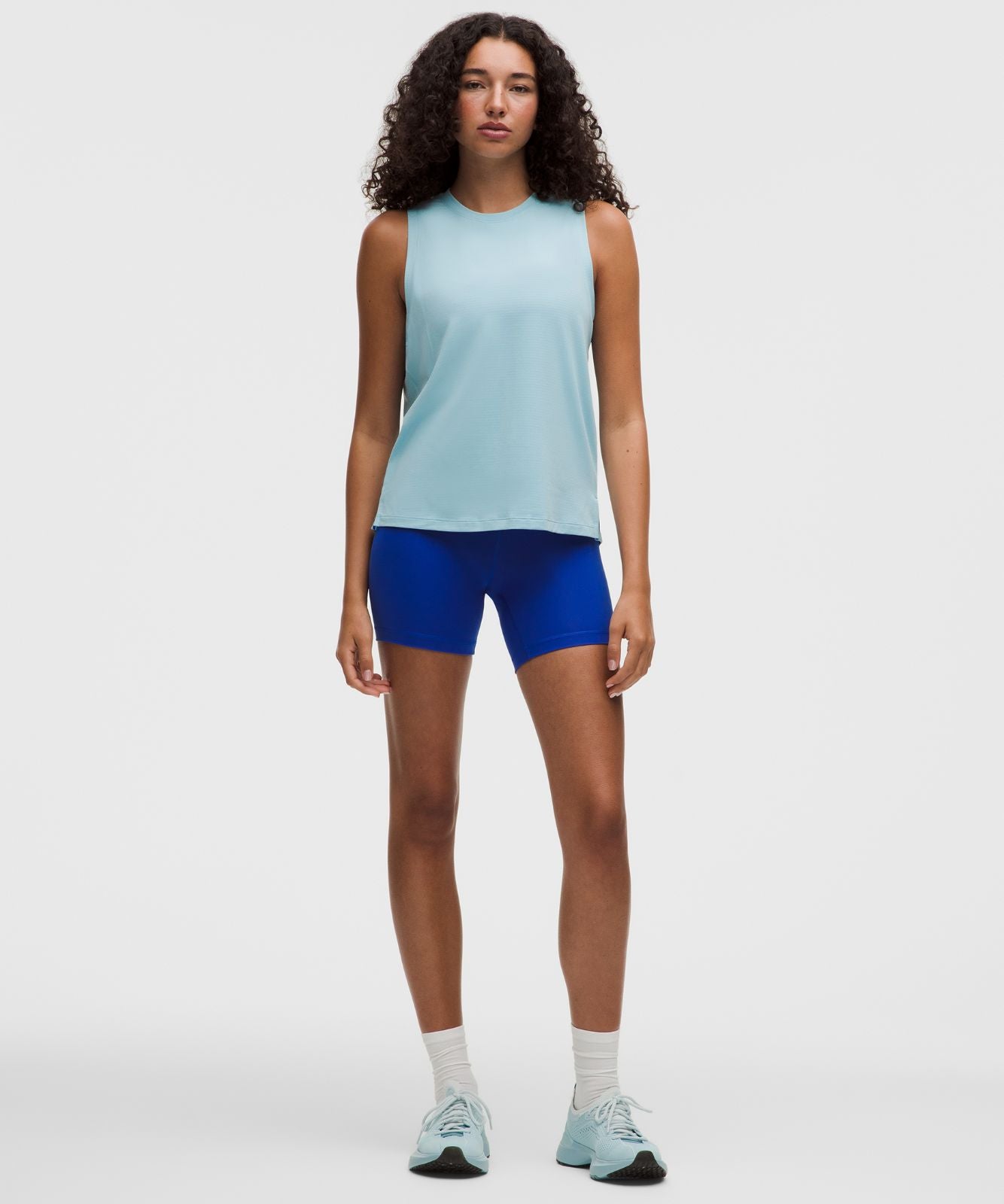 License to Train Classic-Fit Tank Top Seafoam/Beach Ball Blue