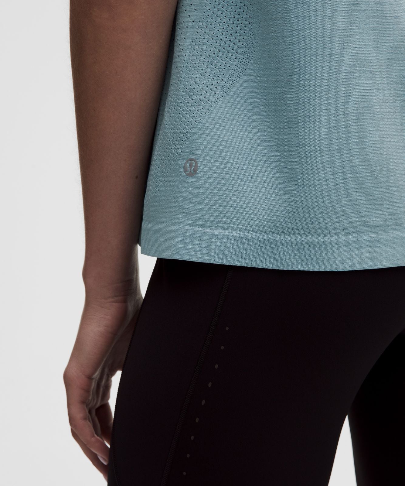 Swiftly Relaxed Tank Top Hip Length *Logo Seafoam