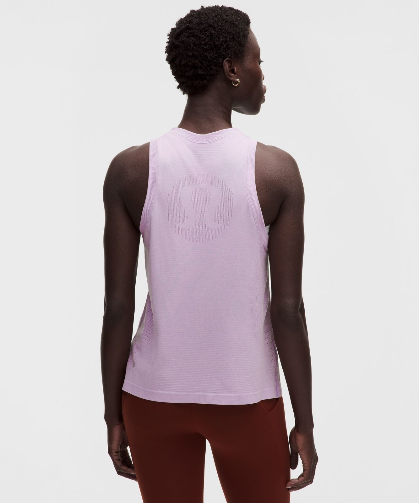 Swiftly Relaxed Tank Top Hip Length *Logo Lilac Play