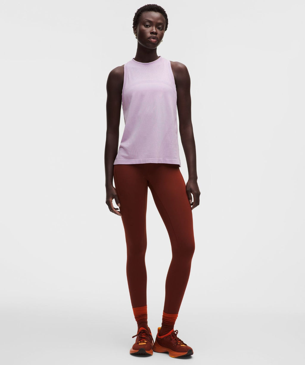 Swiftly Relaxed Tank Top Hip Length *Logo Lilac Play