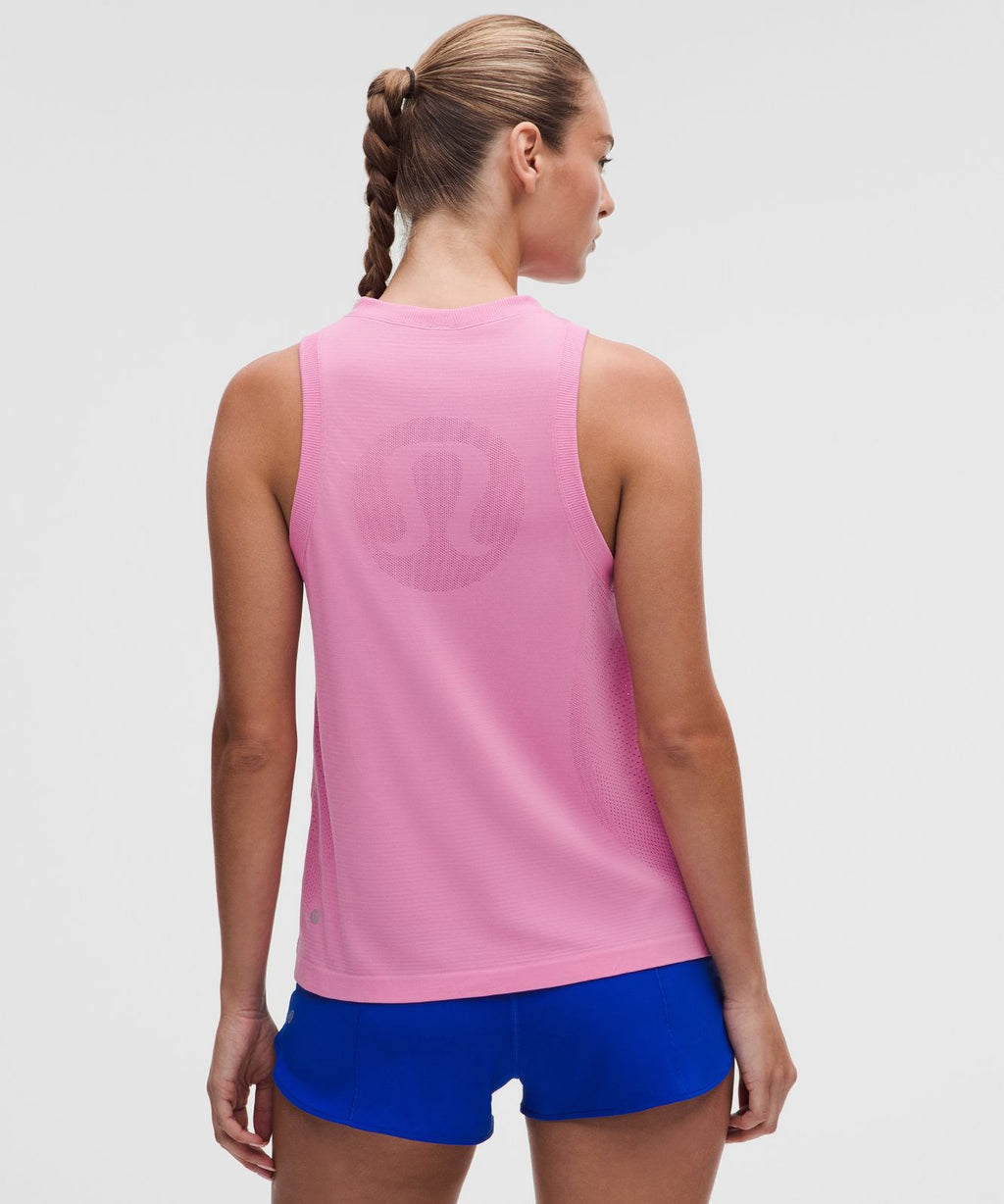 Swiftly Relaxed Tank Top Hip Length *Logo Sweet Sorbet