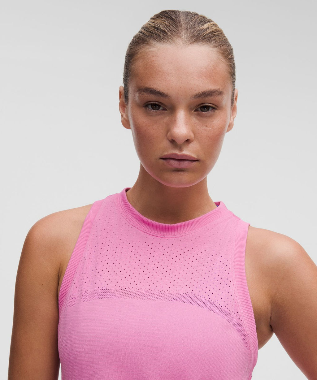 Swiftly Relaxed Tank Top Hip Length *Logo Sweet Sorbet