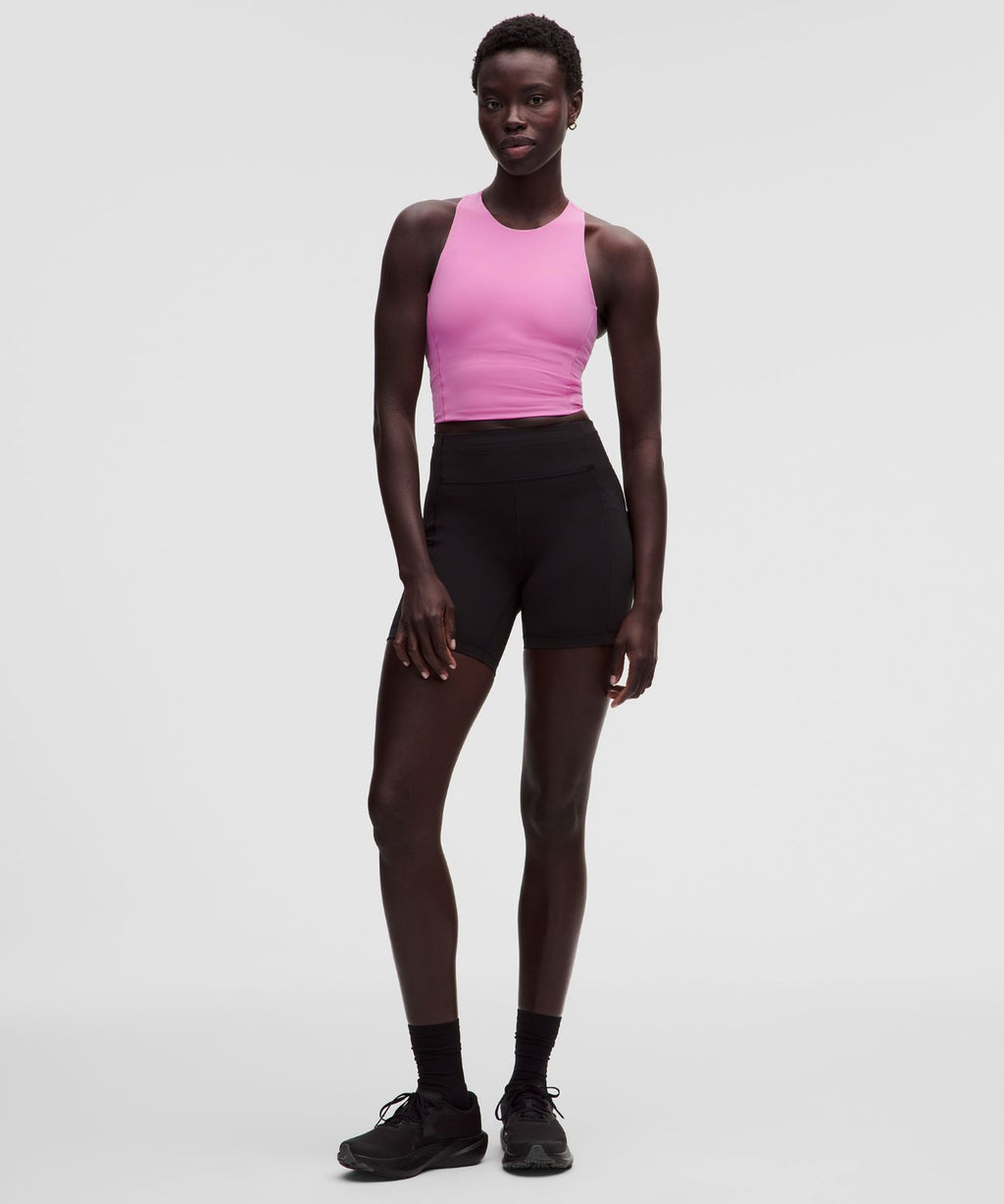 Swift Speed Cropped Tank Top *B/C Cup Sweet Sorbet