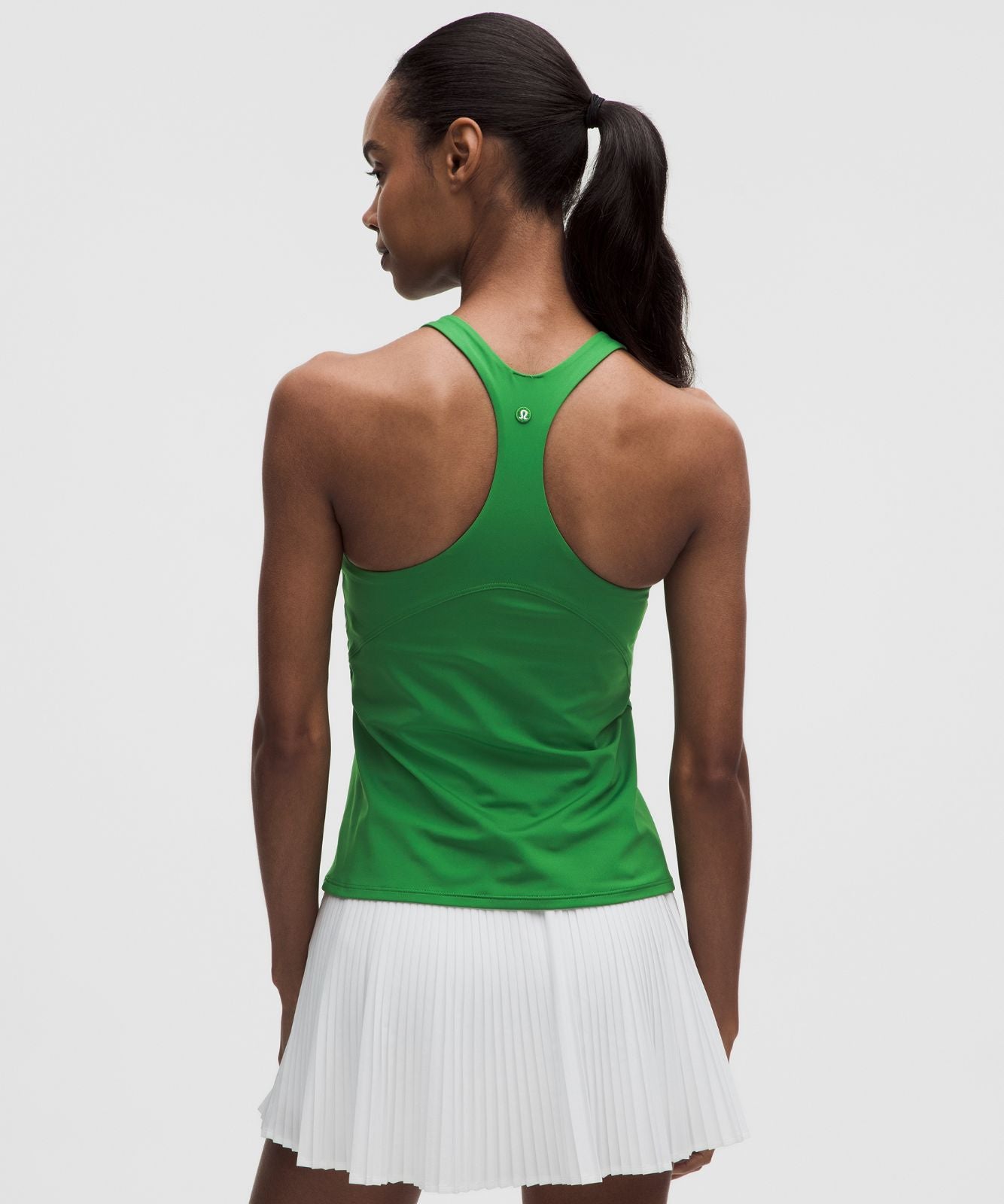 Racerback High-Neck Tennis Tank Top *B/C Cup Chameleon