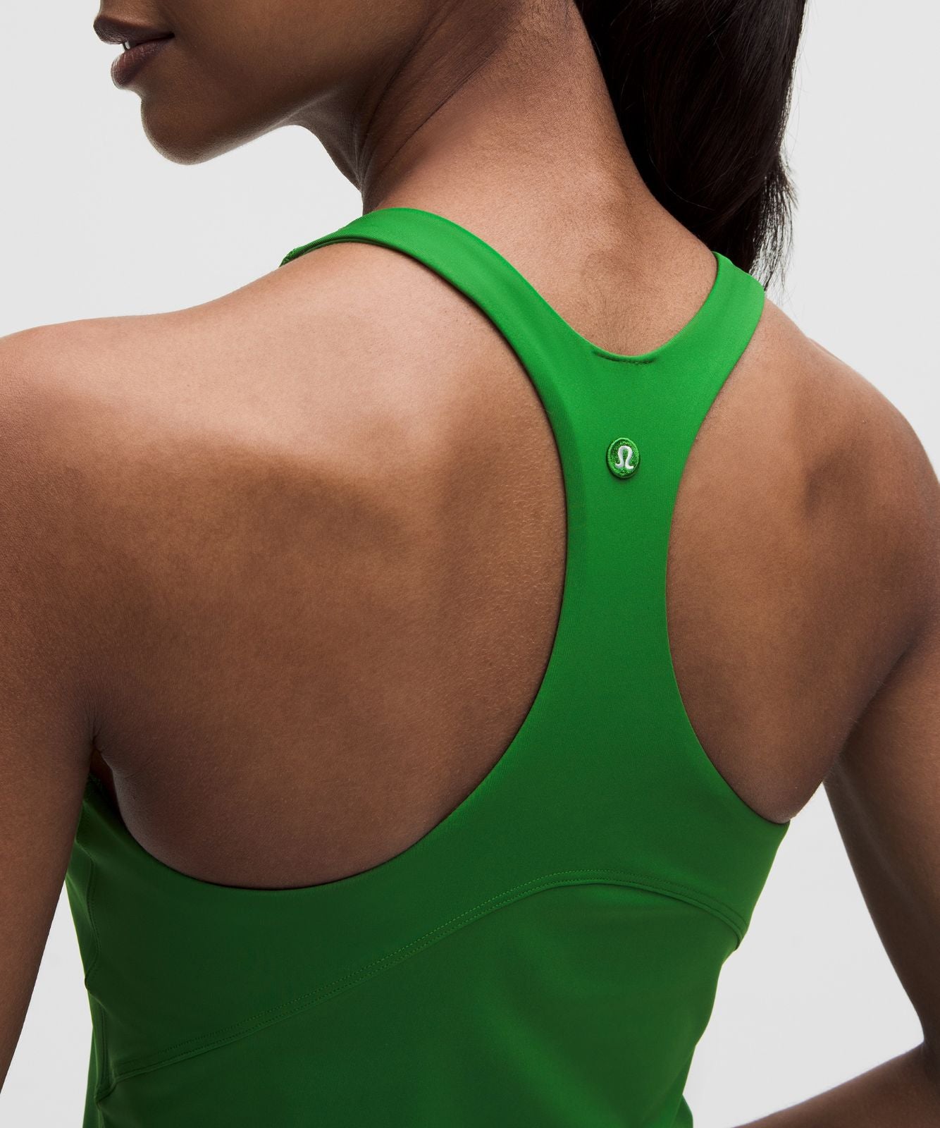 Racerback High-Neck Tennis Tank Top *B/C Cup Chameleon