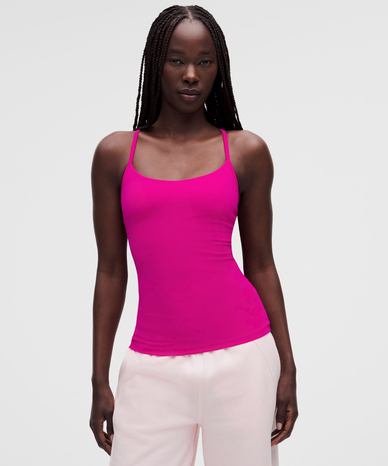 Flow Y Tank Top *Light Support, B/C Cup Pink Flare