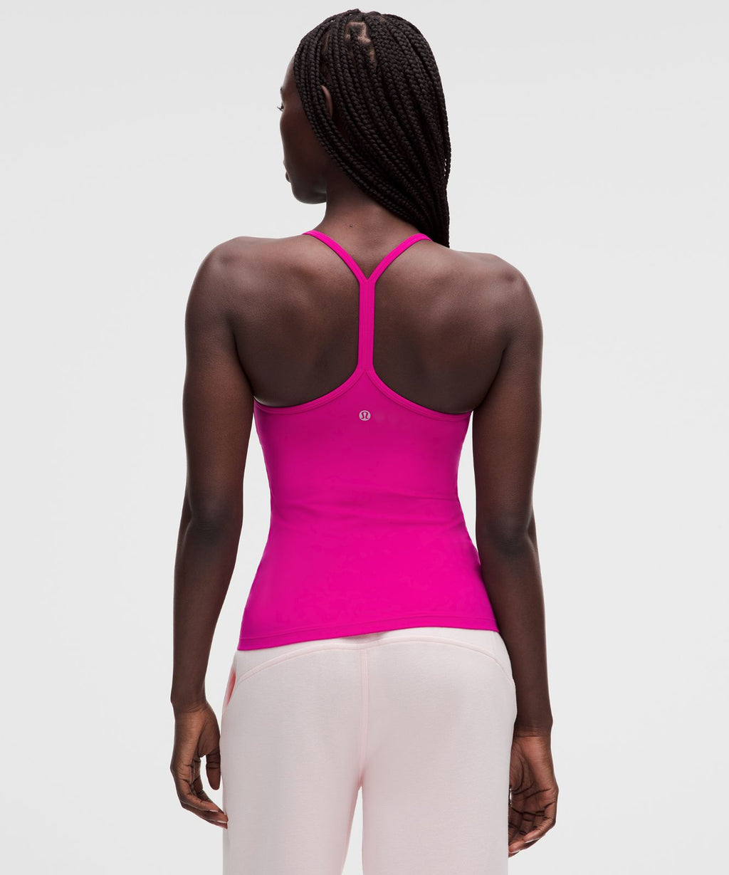 Flow Y Tank Top *Light Support, B/C Cup Pink Flare