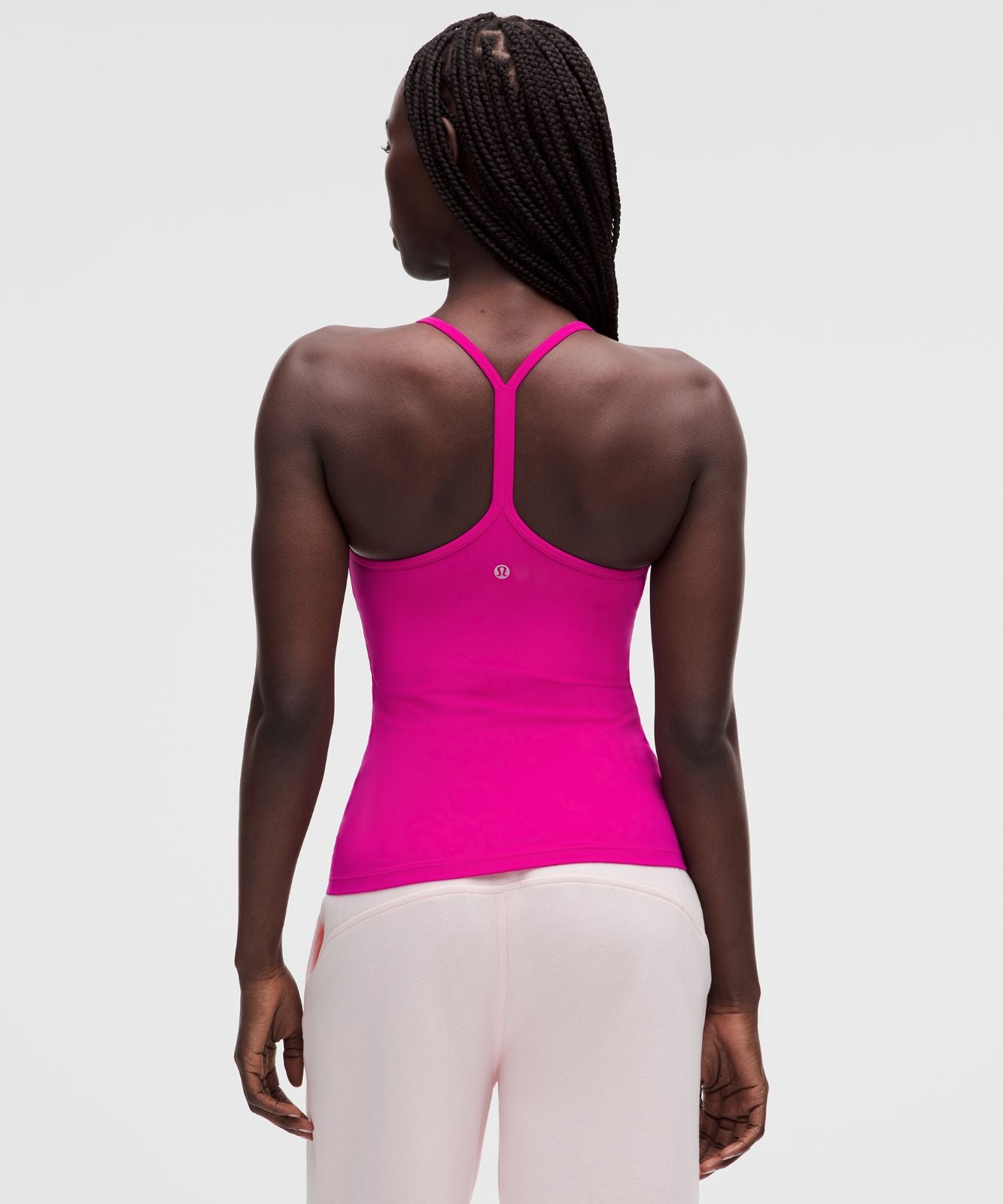 Flow Y Tank Top *Light Support, B/C Cup Pink Flare
