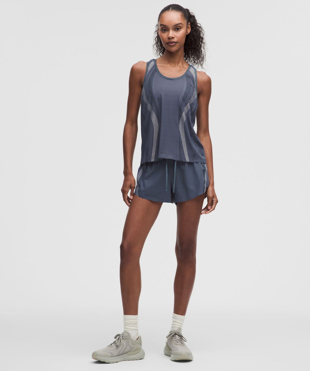 Fast and Free Airflow Running Tank Top Dusty Diamond/Light Ivory/Black
