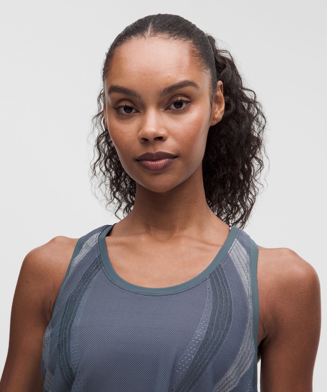Fast and Free Airflow Running Tank Top Dusty Diamond/Light Ivory/Black