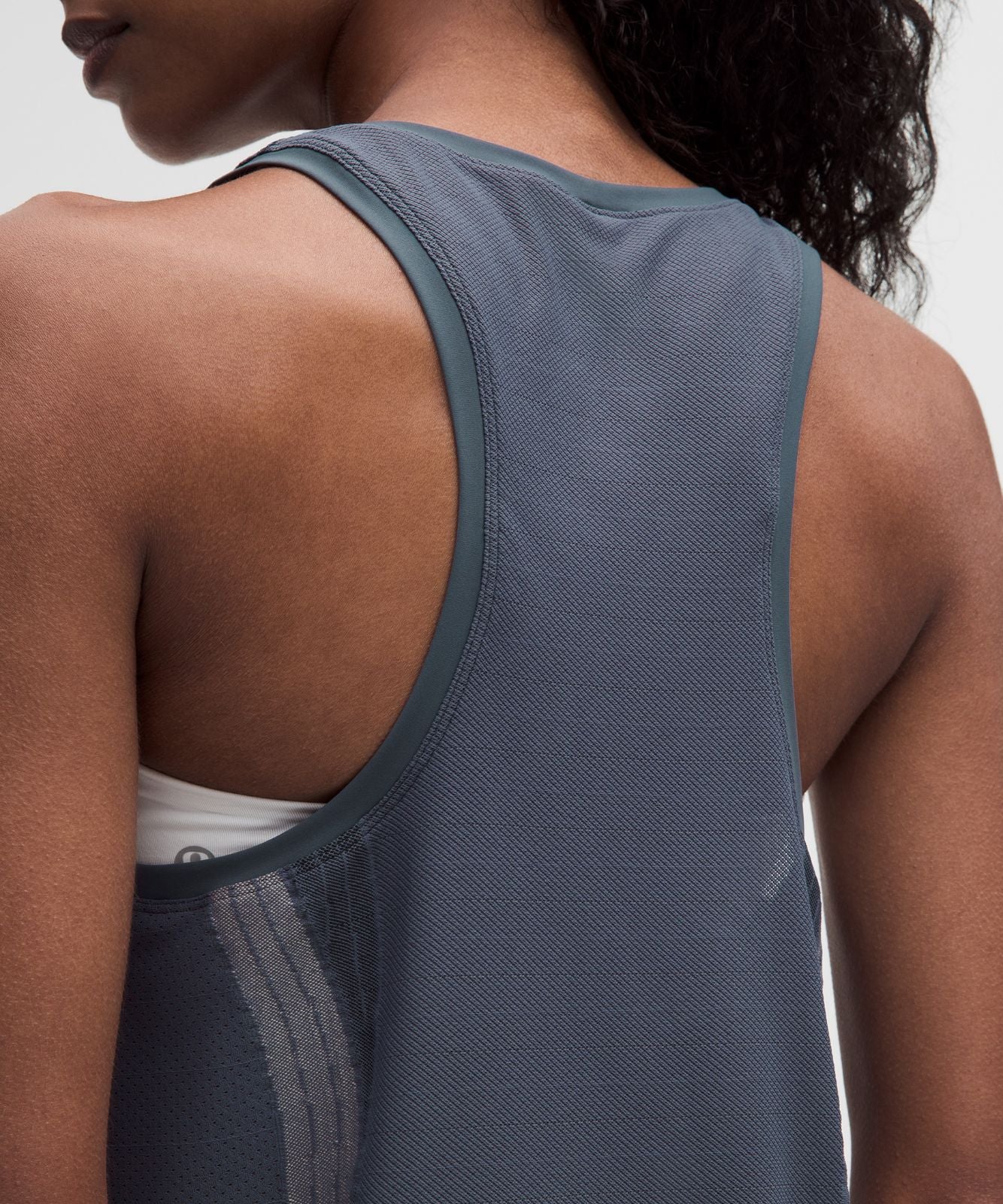 Fast and Free Airflow Running Tank Top Dusty Diamond/Light Ivory/Black