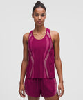 Fast and Free Airflow Running Tank Top Raspberry Rave/Light Ivory/Flamingo Fun Tone