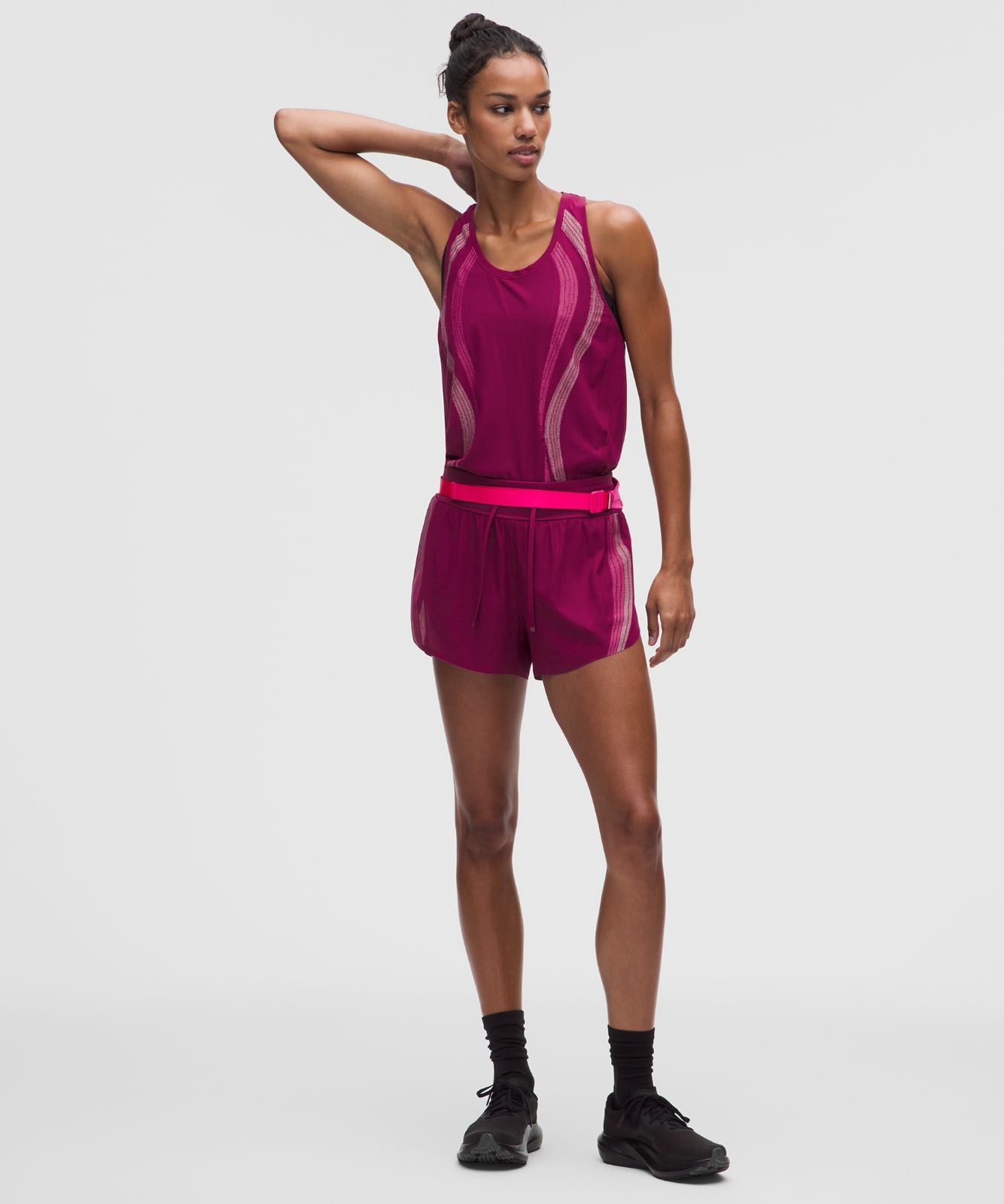 Fast and Free Airflow Running Tank Top Raspberry Rave/Light Ivory/Flamingo Fun Tone