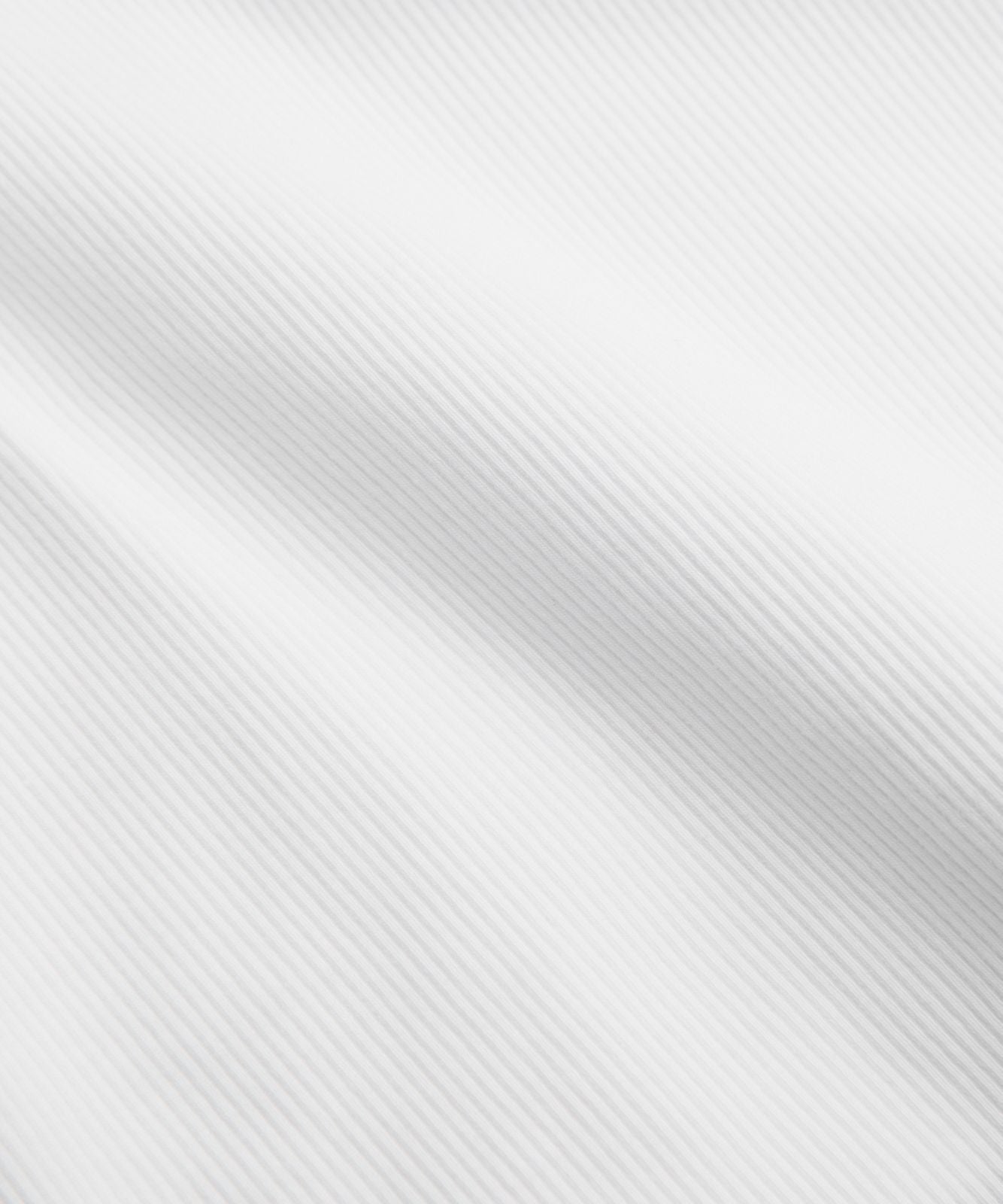 Little Ribbed Scoop-Neck Tank Top White