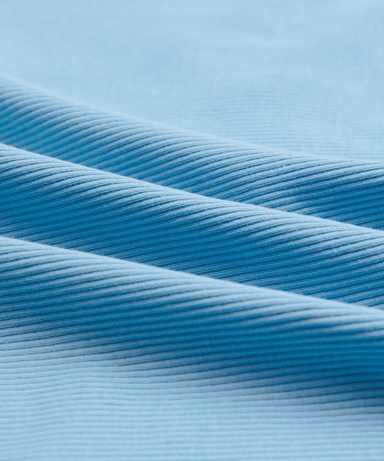 Little Ribbed Scoop-Neck Tank Top Dreamy Blue