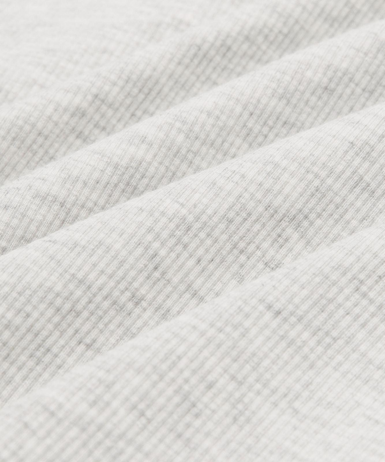 Little Ribbed Scoop-Neck Tank Top Heathered Core Ultra Light Grey