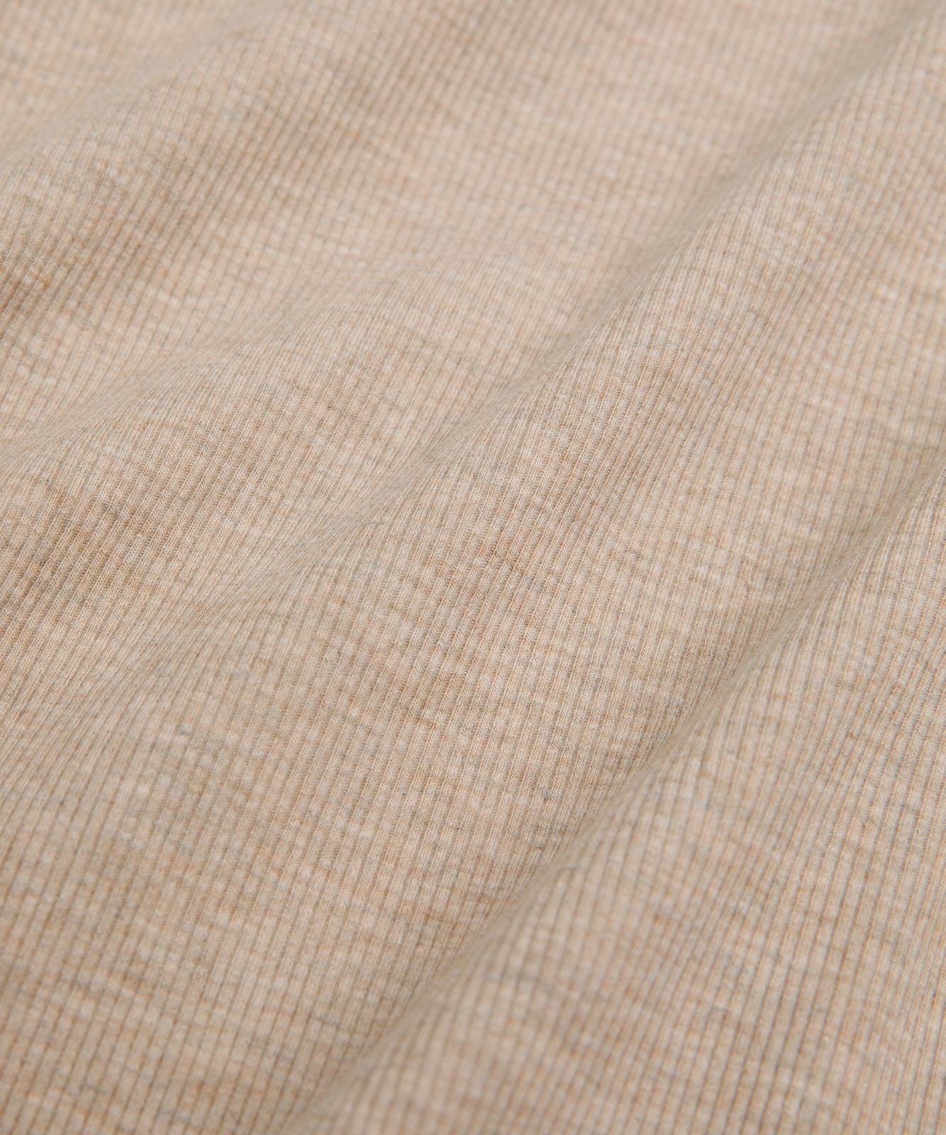 Little Ribbed Scoop-Neck Tank Top Heathered Rumble Crumble