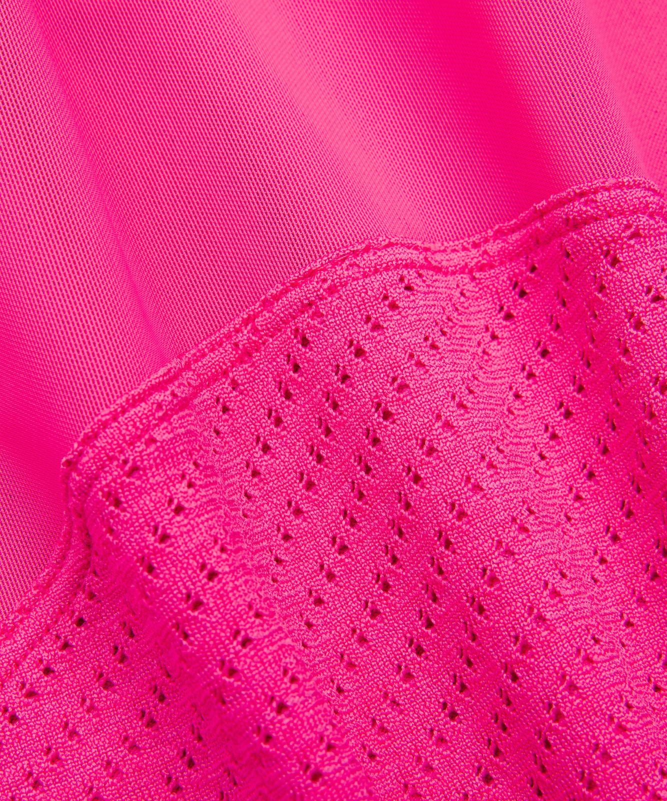 Seamless Mesh-Panelled Tank Top Flamingo Fun Tone