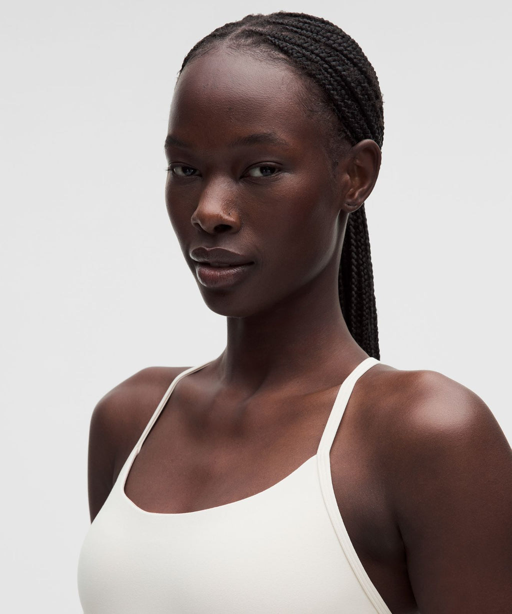 Flow Y Tank Top *Light Support, B/C Cup Light Ivory