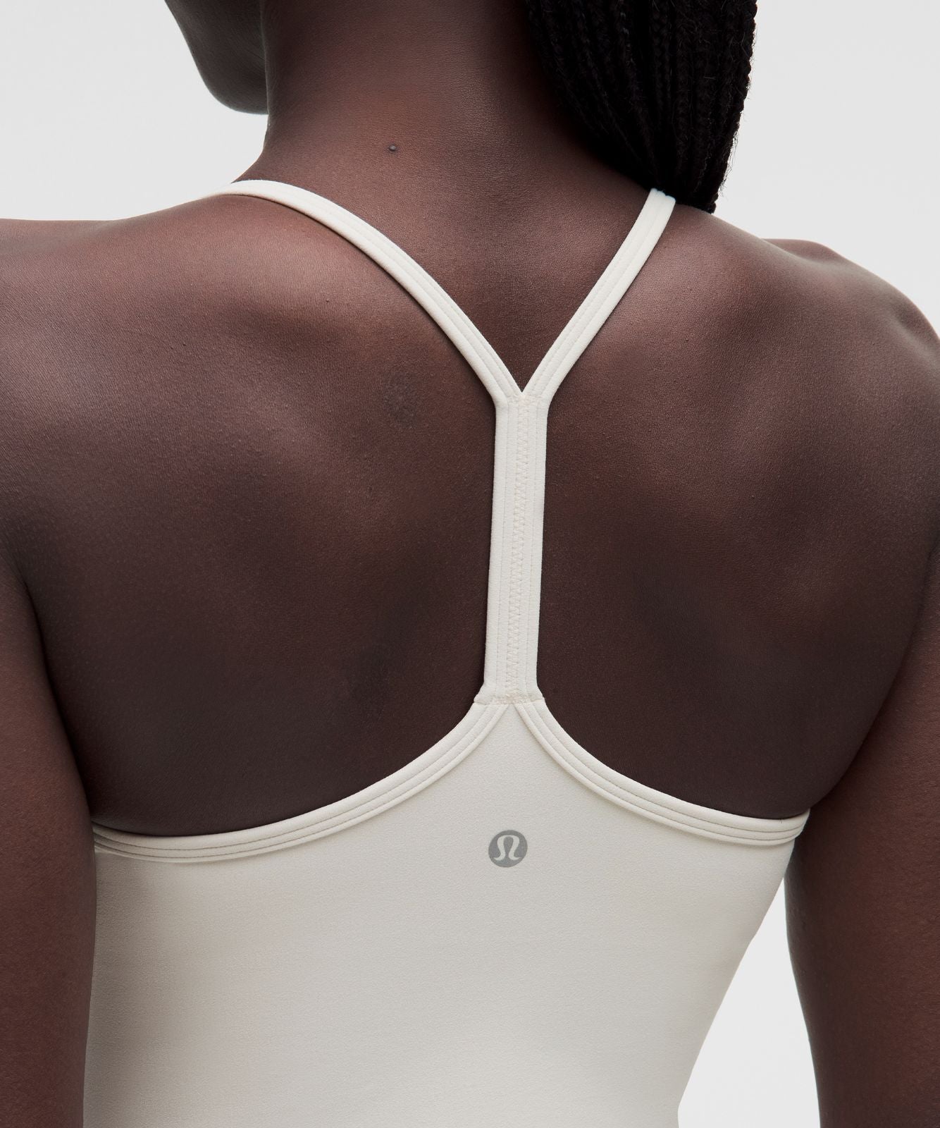 Flow Y Tank Top *Light Support, B/C Cup Light Ivory