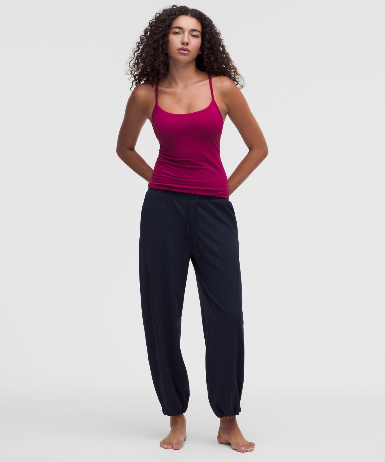 Flow Y Tank Top *Light Support, B/C Cup Raspberry Rave