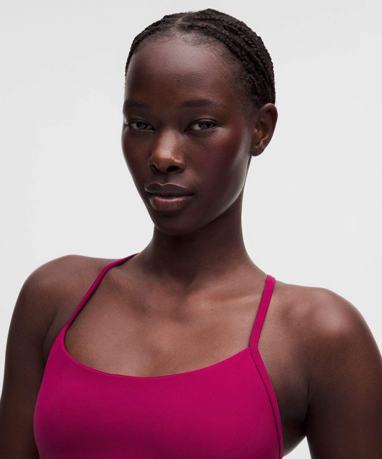 Flow Y Cropped Tank Top *Light Support, B/C Cup Raspberry Rave