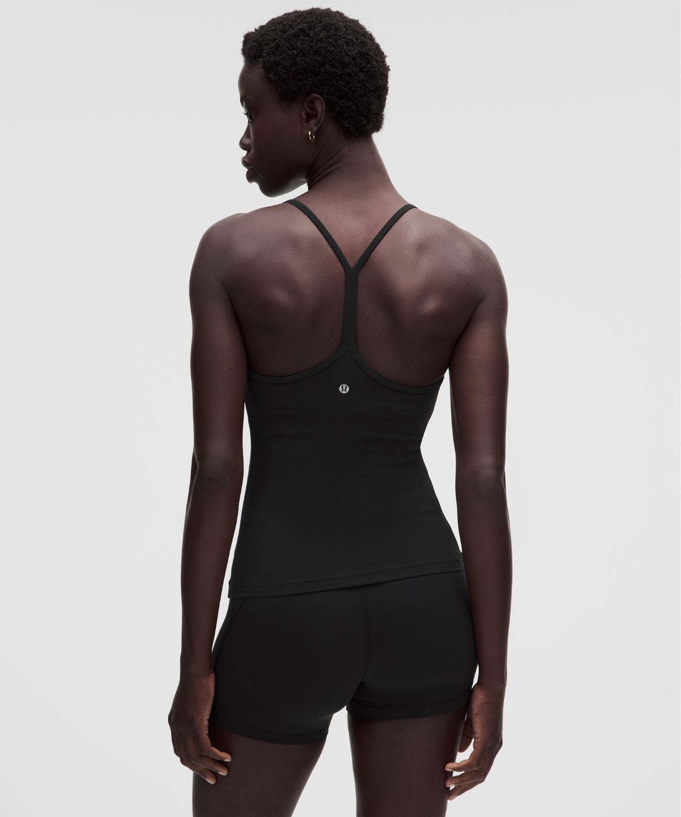 Flow Y Tank Top *Light Support, B/C Cup Black