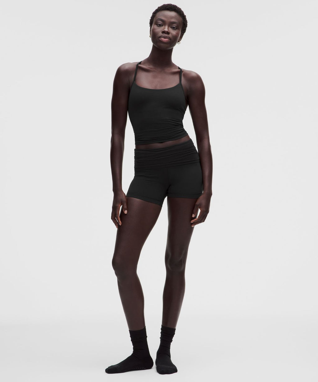 Flow Y Tank Top *Light Support, B/C Cup Black