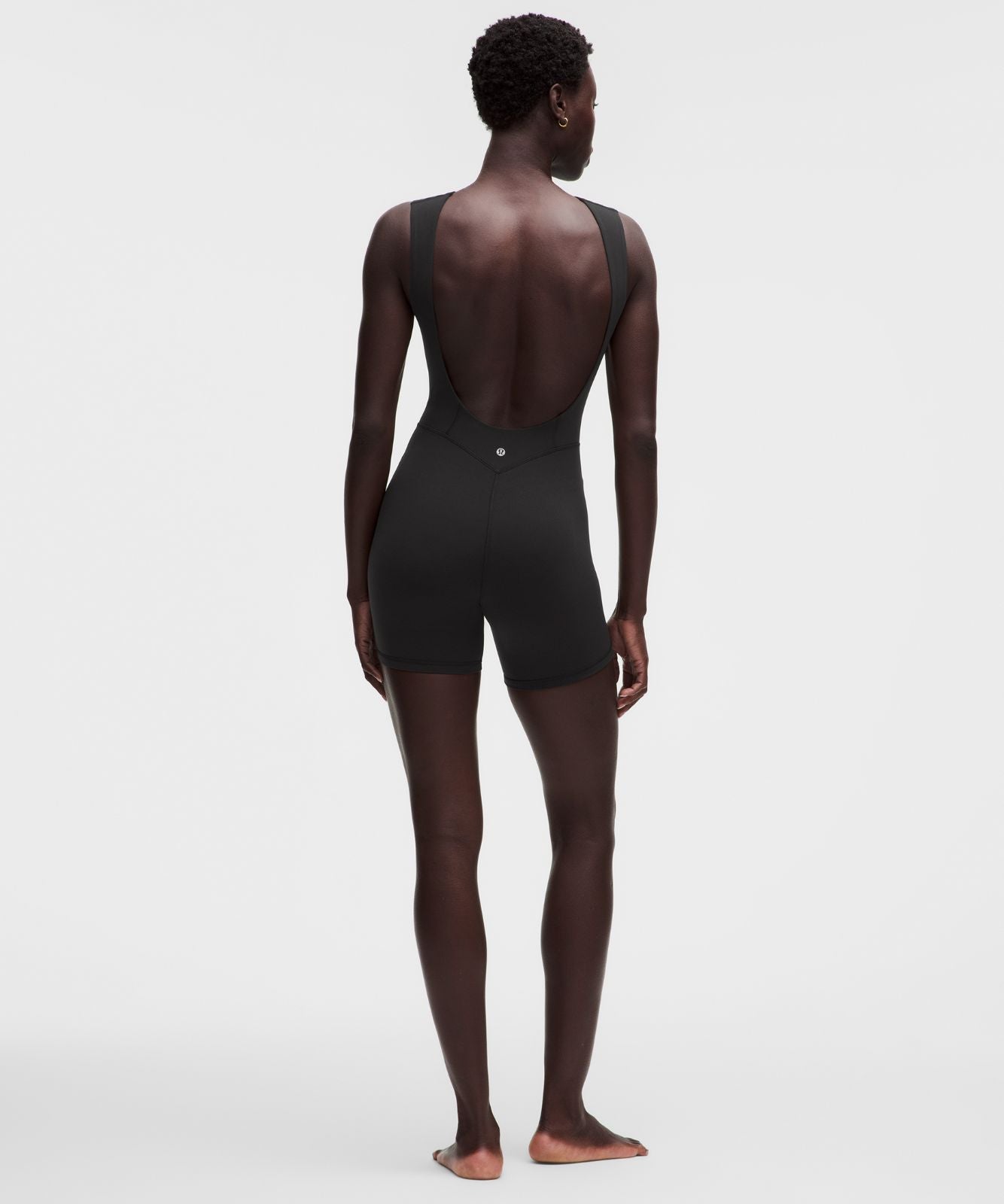 lululemon Align™ Scoopback Bodysuit 6" Black/Black