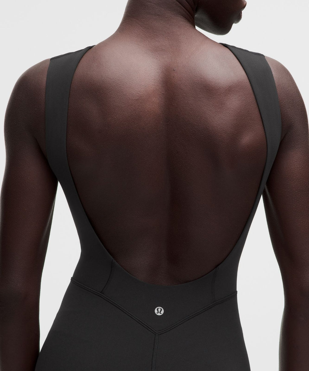 lululemon Align™ Scoopback Bodysuit 6" Black/Black