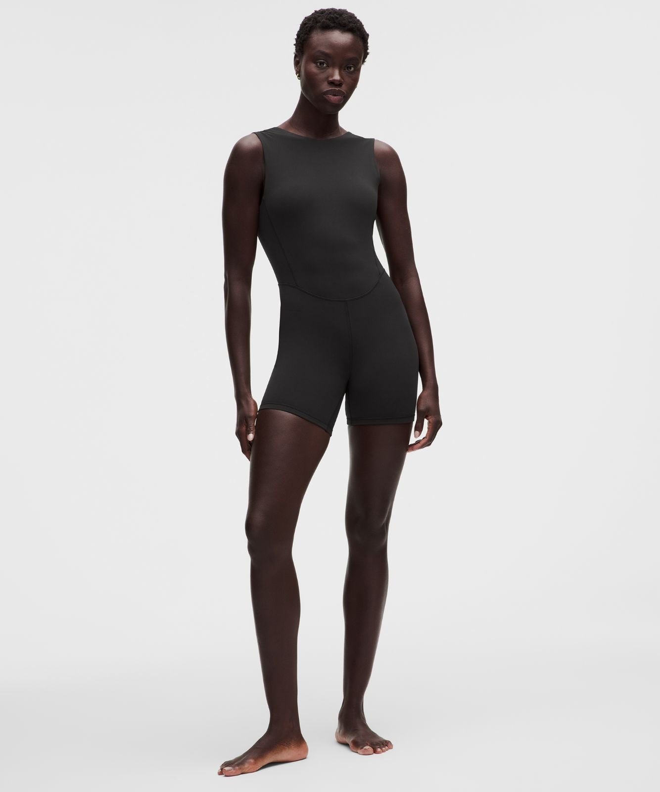 lululemon Align™ Scoopback Bodysuit 6" Black/Black