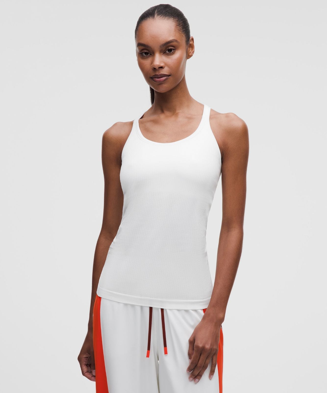 Ebb to Street Tank Top *Light Support, B/C Cup White