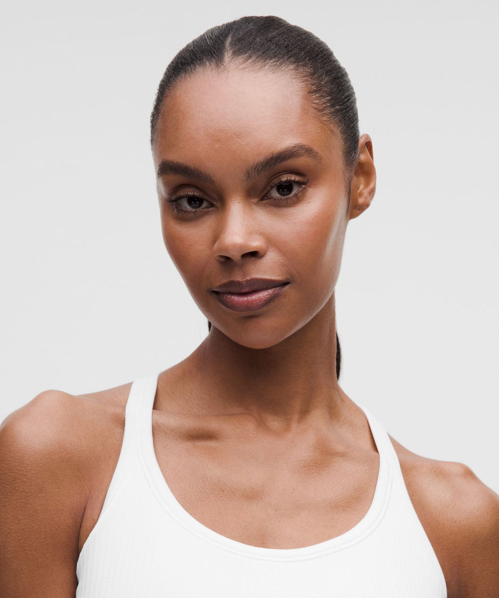 Ebb to Street Tank Top *Light Support, B/C Cup White