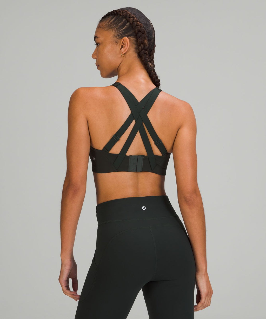 lululemon Energy Bra *High Support, B–G Cups Rainforest Green