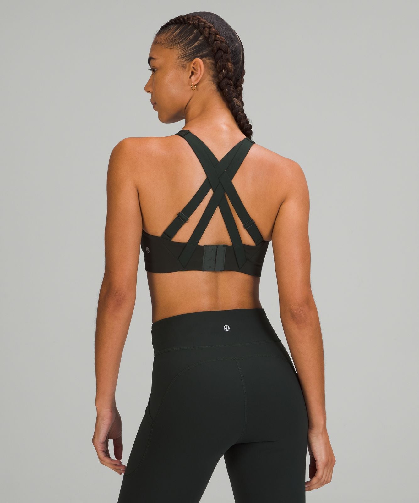 lululemon Energy Bra *High Support, B–G Cups Rainforest Green