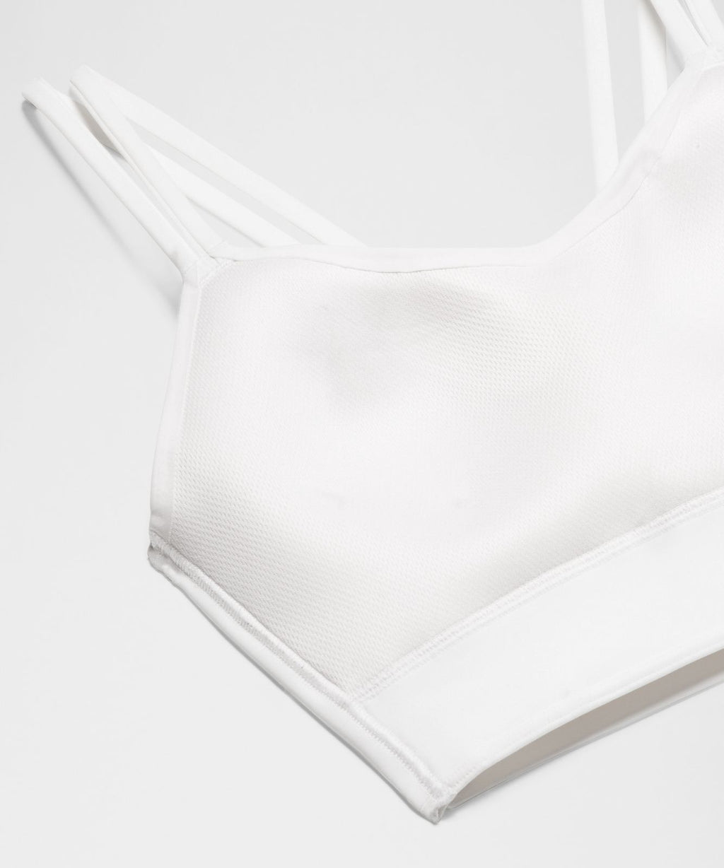 Like a Cloud Longline Bra *Light Support, B/C Cup White