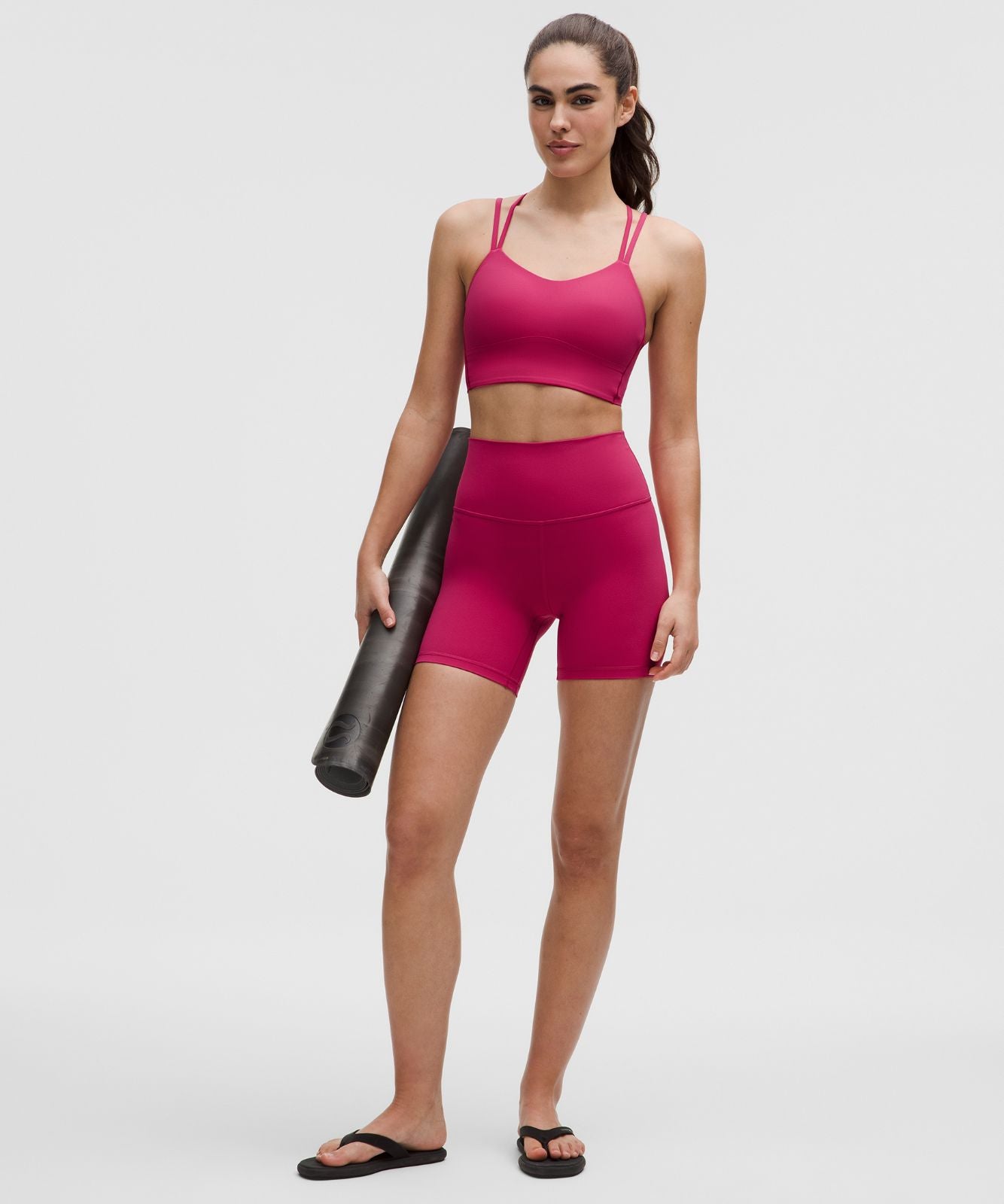 Like a Cloud Longline Bra *Light Support, B/C Cup Raspberry coulis